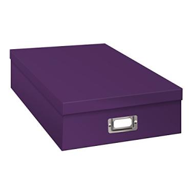 Imagem de Pioneer Photo Albums Caixa de armazenamento OB-12S roxo brilhante 37,5 x 33 x 9,5 cm