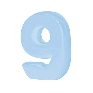 Imagem de Numero Nove Ceramicas Pegorin Azul Bebe