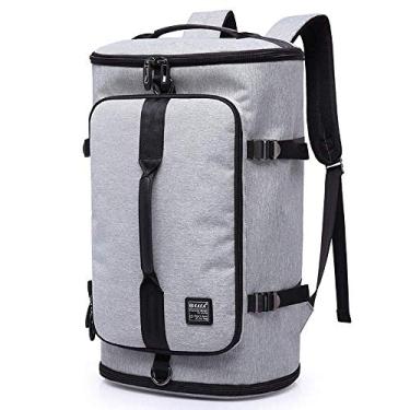 Imagem de Mochila durável para viagens, bolsa de viagem mochila esportiva de ginástica, grande capacidade, sólida segura, para homens e mulheres ao ar livre