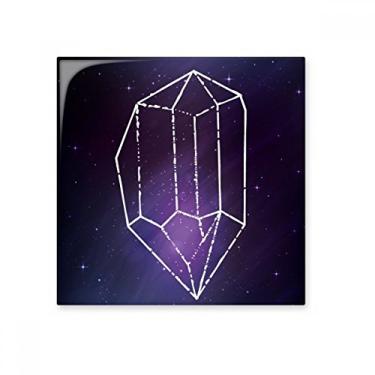 Imagem de Cristal Universo Céu Fantasia Estrela Azul Cerâmica Azulejo Brilhante Decalque Pedra Adorna Tijolo Vitrificado