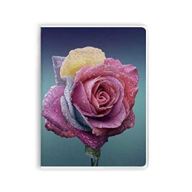 Imagem de Diário de capa macia para caderno de rosas escuras com flores Dim Flower