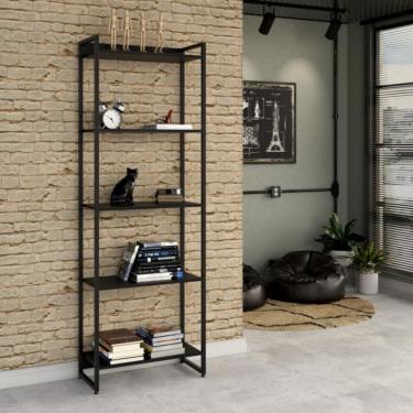 Imagem de Estante Nanda III Preta 60 cm