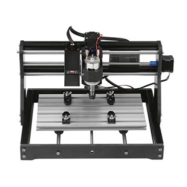 Imagem de Chusui CNC 30*18 Pro Router Kit Controle GRBL Controlador Offline de 3 Eixos Módulo Laser 80W Gravador Plástico Couro Acrílico Cobre Metal Macio Escultura em Madeira Fresagem Corte Máquina de Grava QL