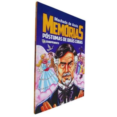 Imagem de Livro Físico Memórias Póstumas de Brás Cubas Em Quadrinhos Machado de Assis