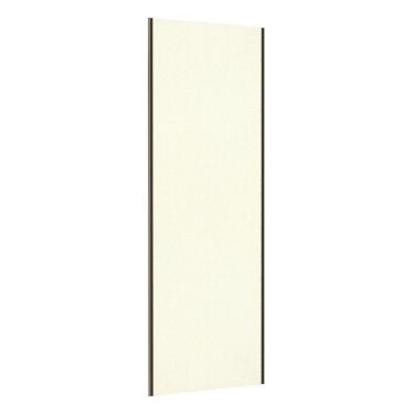 Imagem de Porta de Correr Closet 80cm com Puxador Perfil Inox sem Kit Ferragem Prime Luciane Móveis