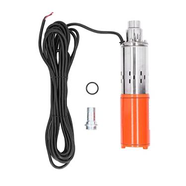 Imagem de Kit de bomba de água submersível de poço profundo do motor DC bomba solar de cobre de aço inoxidável 24 V