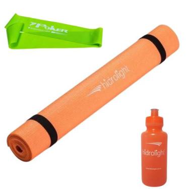 Imagem de Kit Fitness Yoga Pilates Tapete Faixa - Hidrolight