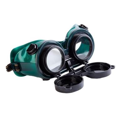 Imagem de Esquirla Óculos de soldagem flip up lente com lentes internas transparentes óculos de proteção ocular para construção