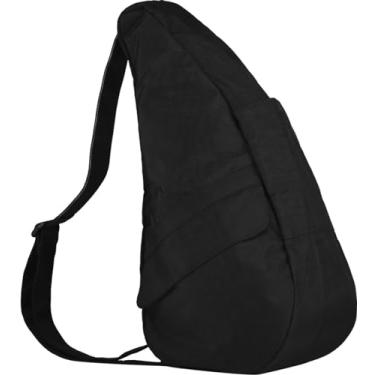 Imagem de AmeriBag Bolsa traseira clássica de nylon envelhecido saudável média, Preto, One Size