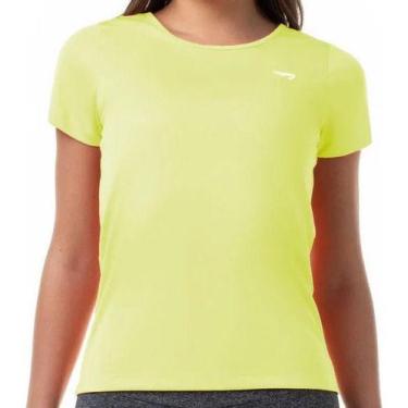 Imagem de Camiseta Feminina Rainha Beach Tennis Amarelo Flúor