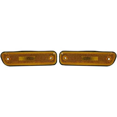 Imagem de Para Suzuki XL7 2001 2002 2003/Grand Vitara 1999 00 01 02 03 04 2005 Conjunto de luz lateral lado do motorista e do passageiro | Par | Certificado DOT | Para SZ2550101 + SZ2551101