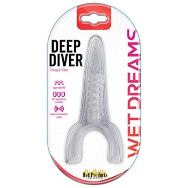 Imagem de Hott Produts Estimulador Para Sexo Oral Com Vibro - Deep Diver - Hott Products Transparente