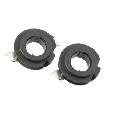 Imagem de Motoforti Adaptador de suporte de lâmpada de farol LED H7, clipe de suporte de base de soquete, para BMW ML450, plástico, preto, 2 peças