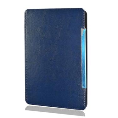 Imagem de Capa para Amazon Kindle 4 4th Kindle 5 5th Ebook modelo D01100 capa de couro com fecho magnético bolsa Kindle4 Shell (azul escuro, modelo kindle D01100)