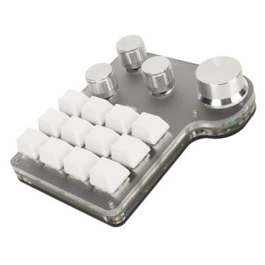 Imagem de Luqeeg Mini Teclado Mecânico Macro para Jogos, Combo de Controle de Uma Tecla Sem Fio 2.4 G, Mini Teclado RGB Personalizado, Programação Macro Pad para Console Industrial