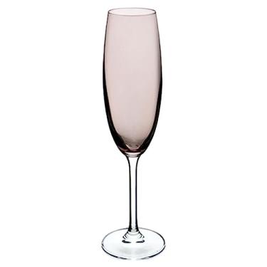 Imagem de Jogo de 6 tacas para champanhe Gastro em cristal ecologico 220ml A24cm cor fume-FUMÊ - Bohemia- Full Fit