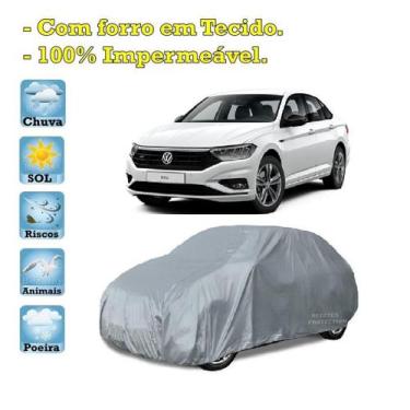 Imagem de Capa com forro cobrir carro Volkswagen Jetta 100% Impermeável Proteção
