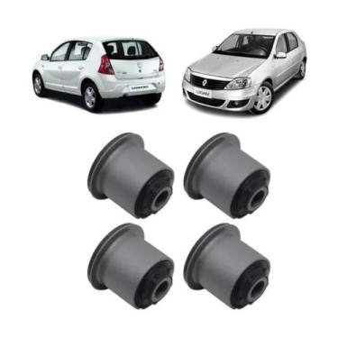 Imagem de Kit 04 Buchas Da Bandeja Balança Logan/Sandero (2007-2013) - TRJ