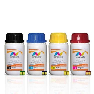 Imagem de Combo 20 Refil de Toner TankFull Para HP 125A CMYK + 20 Chip - HP CP12