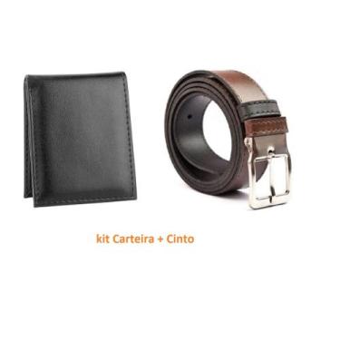 Imagem de Kit Exclusivo Cinto + Carteira Disponível Somente Aqui - delite