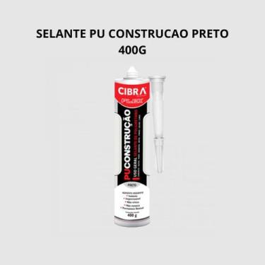Imagem de Pu Construção Cola Selante 400g Preto  - Cibra