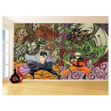 Imagem de Papel De Parede Anime Naruto Mangá Desenho Art 3,5M Nrt27 - Você Decor