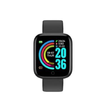 Imagem de Smartwatch D20/Y68 Notificações Controle de Música Dados corporais Tela de 1,3 Polegadas (Preto)