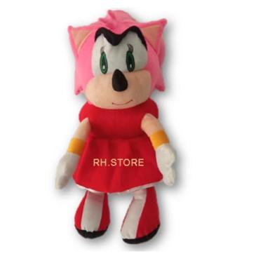 Imagem de Amy Namorada Do Sonic De Pelúcia Linda Cor Rosa 50cm - R.H STORE