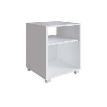 Imagem de Conjunto 2 Mesas de Cabeceira Siena com Prateleira - Completa Móveis