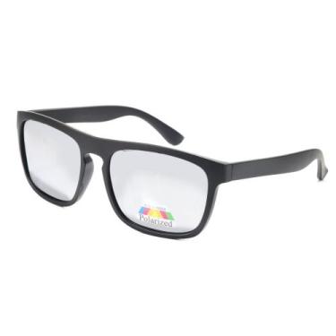 Imagem de Óculos Masculino De Sol Quadrado Lentes Polarizadas + Case Envio Imedi