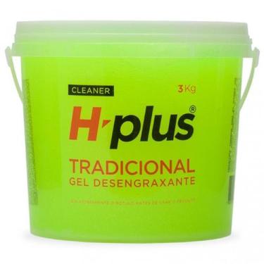 Imagem de Desengraxante Em Gel H Plus Para Limpar As Mãos 3kg verde - Tecnoar