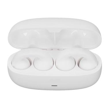 Imagem de Fones de Ouvido Abertos, Clipe Sem Fio Bluetooth V5.3 Em Fones de Ouvido, Controle de Toque Inteligente, 40 Horas de Reprodução para Correr, Caminhar (Branco)