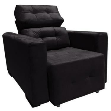 Imagem de  Cadeira Poltrona Reclinável Retrátil Isabelle Consultório Estética Fa