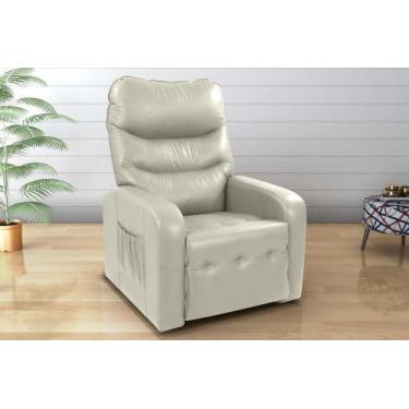 Imagem de Poltrona do Papai Reclinável Punto Sintetico Bege Matrix