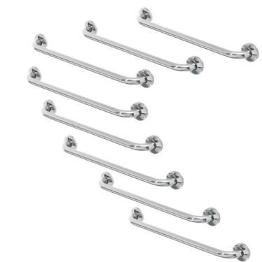 Imagem de Barra Alça Apoio 50cm Acessibilidade Kit 8 Uni Cadeirante Gestante Ido