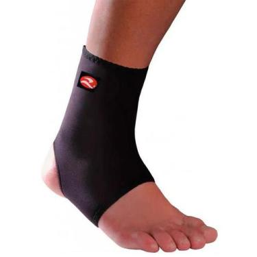 Imagem de Tornozeleira Neoprene Realtex, Preto, Medio