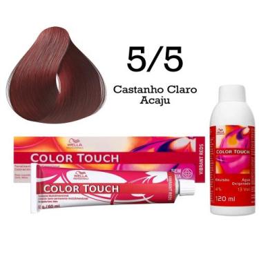 Imagem de Tonalizante Color Touch 55/54 Castanho Claro Intenso Acaju Avermelhado