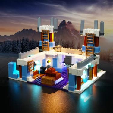 Imagem de Bourvill LED Lights Kit for Lego The Ice Castle 21186 - Lights Set Compatible with Lego 21186 Set -Classic Version (Lights Kit Without Model)