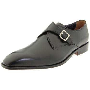 Imagem de Florsheim Mocassim masculino Elwood Monk Strap, Preto, 9.5 3E