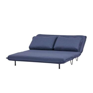 Imagem de Sofá-Cama 2 Lugares Casal Bergamo Azul Jeans - Keva