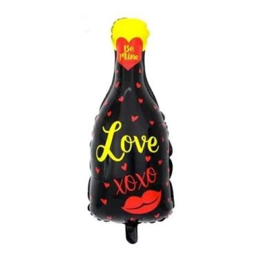 Imagem de Balão Metalizado Garrafa Champanhe Love - 30 Polegadas - Mister Balão