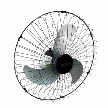 Imagem de Ventilador Parede 60cm Industrial Turbo 3 Pás Preto Vitalex