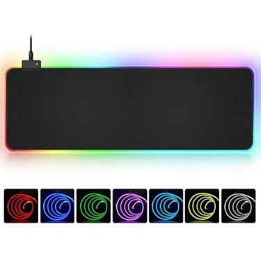 Imagem de Mouse Pad Exbom Extra Grande com LED Colorido MP-LED3080