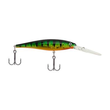 Imagem de Berkley Isca de pesca Flicker Minnow, poleiro chamativo, 14 g, 11 cm, perfil realista, curva de mergulho afiada chega a pescar rapidamente, equipada com gancho Fusion19