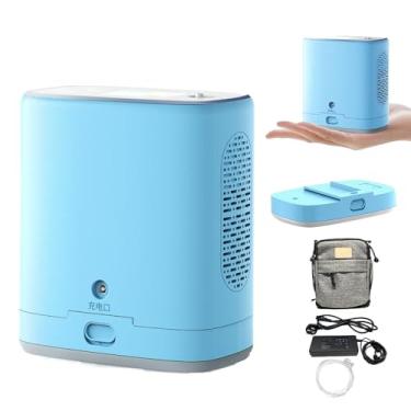 Imagem de CNAOHGHN Concentrador De Portatil, Equipamento DoméStico Ox, ConcentraçãO De 90%±3%, 1,2kg -Bateria De 5000 Mah, Soquete AjustáVel/VeíCulo/Viagens