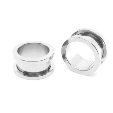 Imagem de Alargador Túnel Aço Cirúrgico - 1 Unidade - M2 Piercing, 16mm