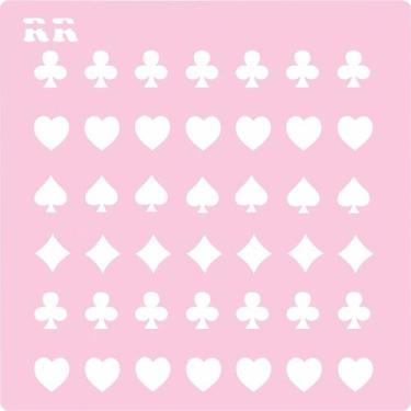 Imagem de Stencil Naipe de Cartas - Ref. 4074 - 1 unidade - RR Cortadores - Rizz