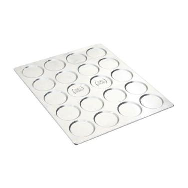 Imagem de KIT - 3 Assadeiras Pão de Hamburguer 20 Cavidades Alumínio 58x70 APH20