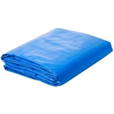 Imagem de Lona De Caminhão Cobrir Carga 3x3m Multiuso Azul P/Camping - Starfer