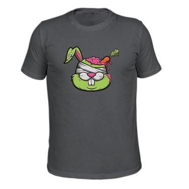 Imagem de Camiseta Plus Size Unissex Malha 30.1 Estampada Coelho Celebro - Surpr